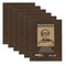 Ambiance Picture Frame Glass and Backing 6x8" - 6 Pack – 2mm Thick Glass Sheets with White Corrugated Cardboard Backing – Replacement Glass for Open-Back Frames
